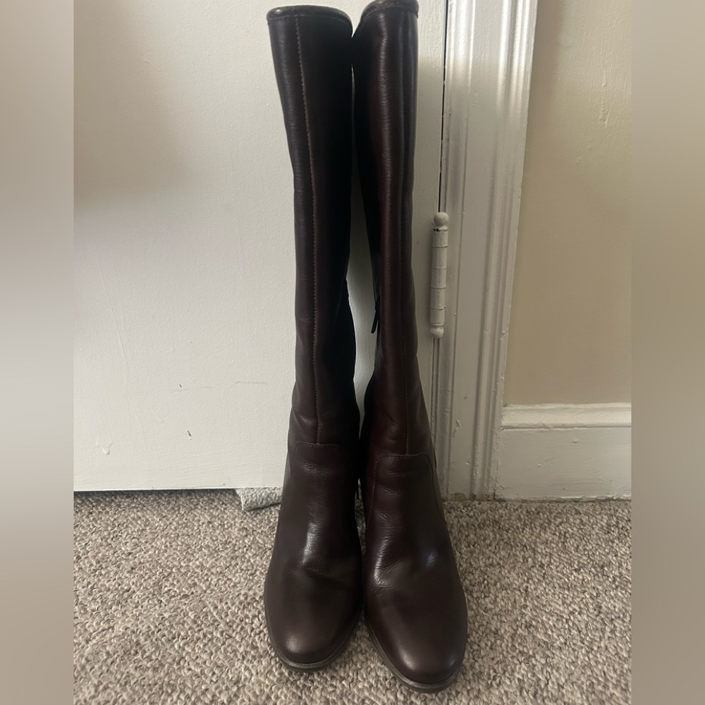 Vince Camuto Framina brown leather boot 6.5